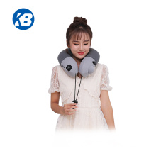 CE certified rechargeable vibrating massager portable neck massage pillow for travelling